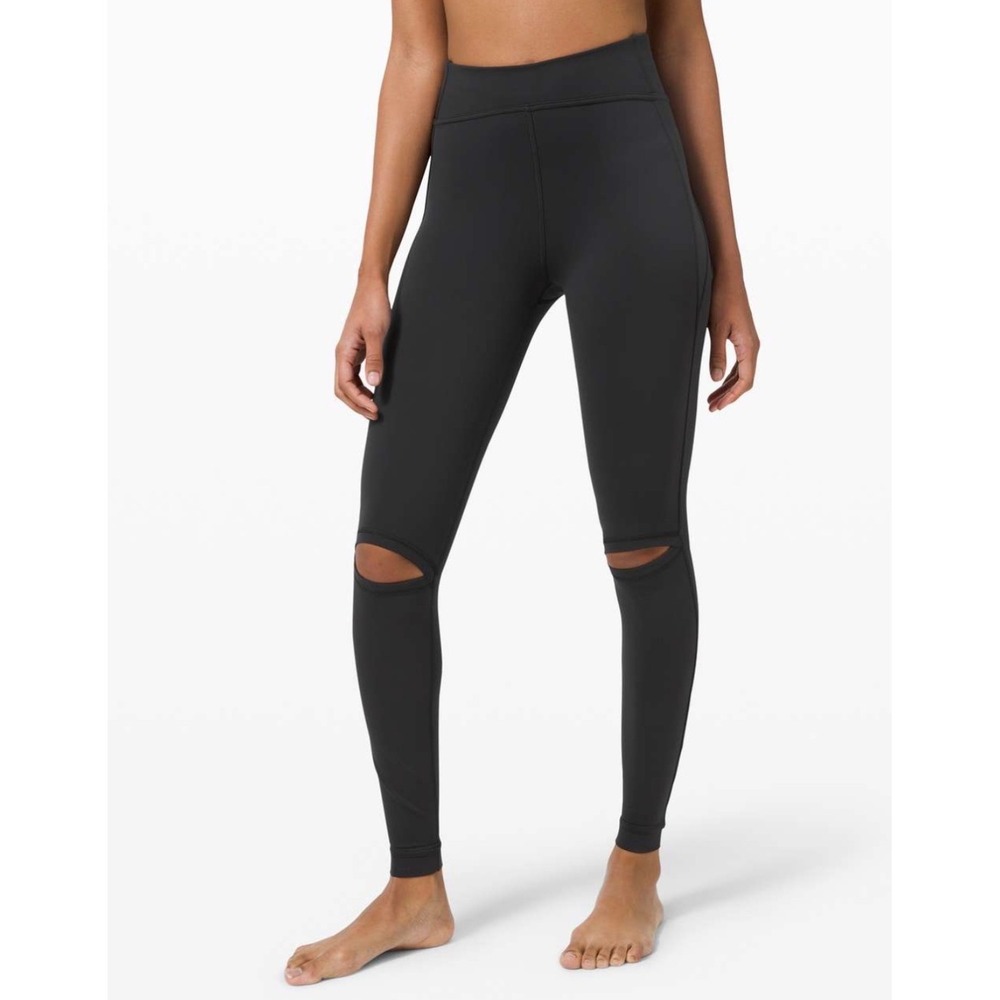 Lululemon Force Within High-Rise Tight 28" Women Size 8 Black Training